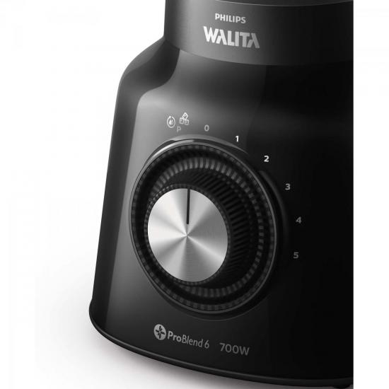 Liquidificador 5 Velocidades + Pulsar 127V PROBLEND RI2134/91 Preto por 0,00 à vista no boleto/pix ou parcele em até 1x sem juros. Compre na loja Mundomax!