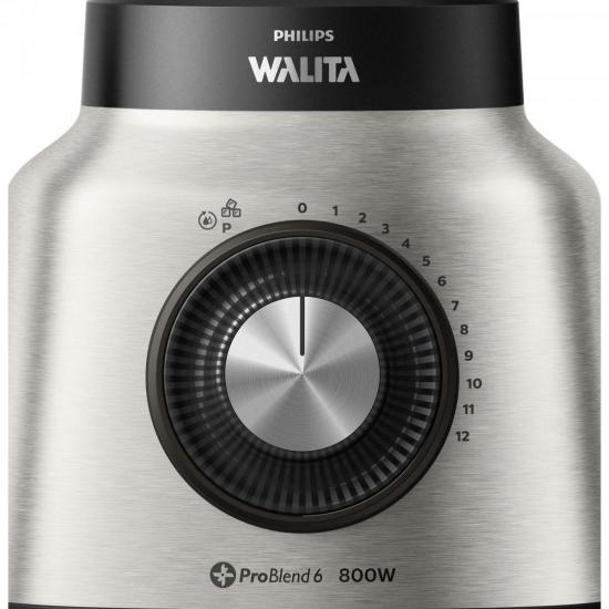 Liquidificador ProBlend Duravita Inox RI2137 220V PHILIPS WALITA por 0,00 à vista no boleto/pix ou parcele em até 1x sem juros. Compre na loja Mundomax!