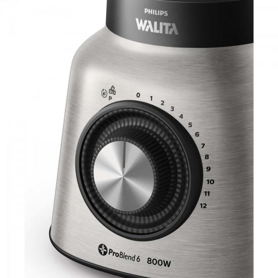Liquidificador ProBlend Duravita Inox RI2137 220V PHILIPS WALITA por 0,00 à vista no boleto/pix ou parcele em até 1x sem juros. Compre na loja Mundomax!