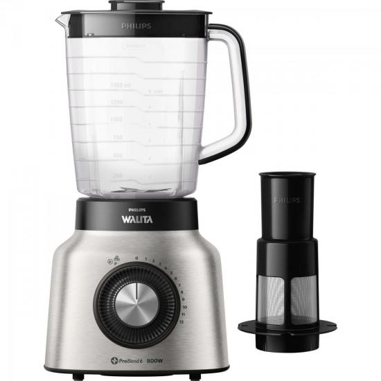 Liquidificador ProBlend Duravita Inox RI2137 220V PHILIPS WALITA por 0,00 à vista no boleto/pix ou parcele em até 1x sem juros. Compre na loja Mundomax!