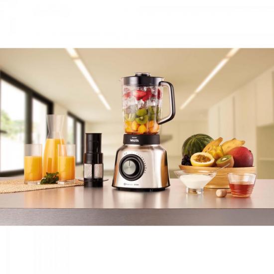 Liquidificador ProBlend Duravita Inox RI2137 220V PHILIPS WALITA por 0,00 à vista no boleto/pix ou parcele em até 1x sem juros. Compre na loja Mundomax!