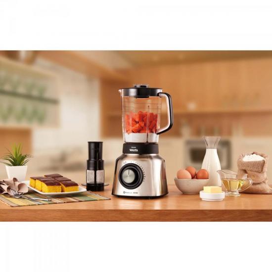 Liquidificador ProBlend Duravita Inox RI2137 220V PHILIPS WALITA por 0,00 à vista no boleto/pix ou parcele em até 1x sem juros. Compre na loja Mundomax!