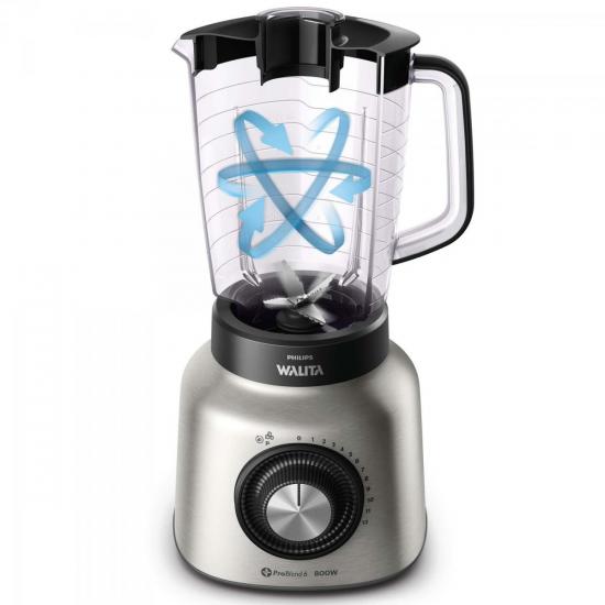 Liquidificador ProBlend Duravita Inox RI2137 220V PHILIPS WALITA por 0,00 à vista no boleto/pix ou parcele em até 1x sem juros. Compre na loja Mundomax!