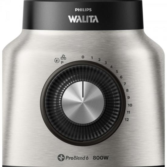 Liquidificador ProBlend 6 Lâminas Duravita Inox RI2137 127V PHILIPS por 0,00 à vista no boleto/pix ou parcele em até 1x sem juros. Compre na loja Mundomax!