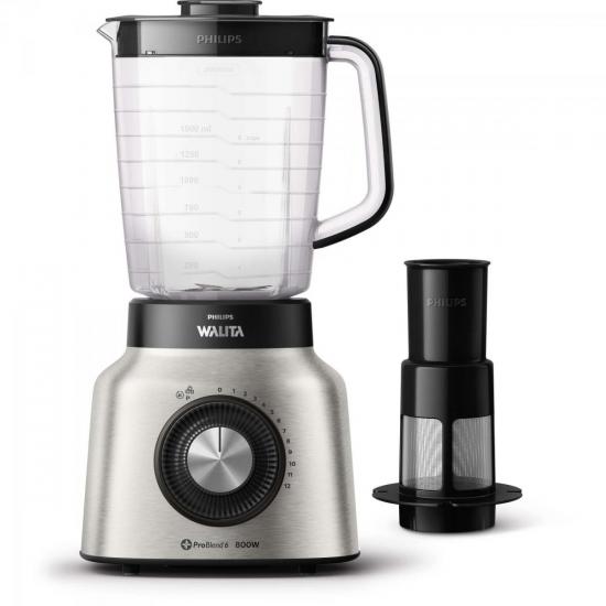 Liquidificador ProBlend 6 Lâminas Duravita Inox RI2137 127V PHILIPS por 0,00 à vista no boleto/pix ou parcele em até 1x sem juros. Compre na loja Mundomax!