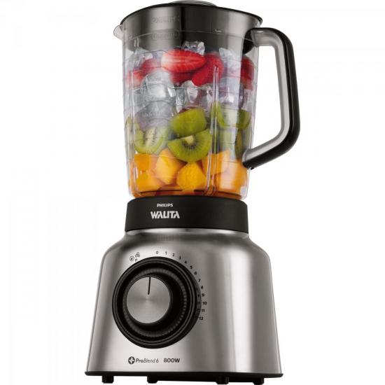 Liquidificador ProBlend 6 Lâminas Duravita Inox RI2137 127V PHILIPS por 0,00 à vista no boleto/pix ou parcele em até 1x sem juros. Compre na loja Mundomax!