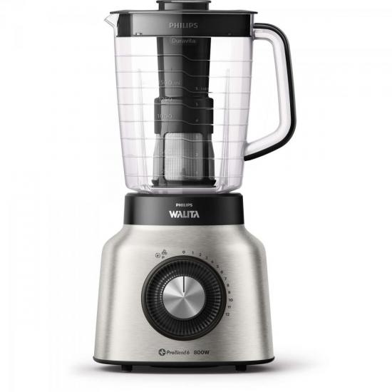Liquidificador ProBlend 6 Lâminas Duravita Inox RI2137 127V PHILIPS por 0,00 à vista no boleto/pix ou parcele em até 1x sem juros. Compre na loja Mundomax!