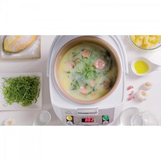 Multicooker Daily Collection RI3237/7 Branca/Cinza 127V PHILIPS WALITA por 0,00 à vista no boleto/pix ou parcele em até 1x sem juros. Compre na loja Mundomax!