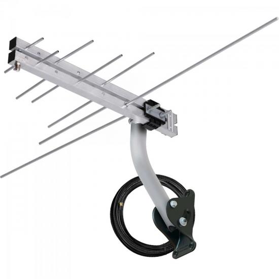 Kit Antena Log Externa TV 4 em 1 LVU-8 AQUÁRIO por 0,00 à vista no boleto/pix ou parcele em até 1x sem juros. Compre na loja Mundomax!
