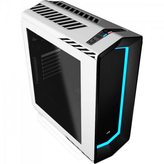 Gabinete Gamer Mid Tower PROJECT 7 EN58300 Branco AEROCOOL (62363)