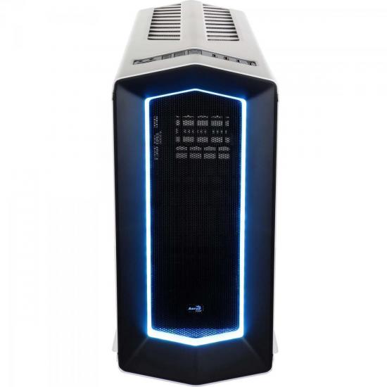 Gabinete Gamer Mid Tower PROJECT 7 EN58300 Branco AEROCOOL por 563,90 à vista no boleto/pix ou parcele em até 10x sem juros. Compre na loja Mundomax!