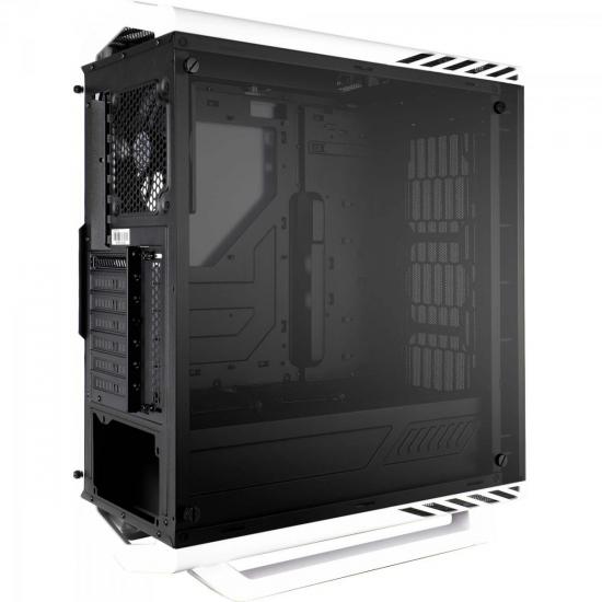 Gabinete Gamer Mid Tower Tempered Glass PROJECT 7 EN58362 Branco por 753,90 à vista no boleto/pix ou parcele em até 10x sem juros. Compre na loja Mundomax!