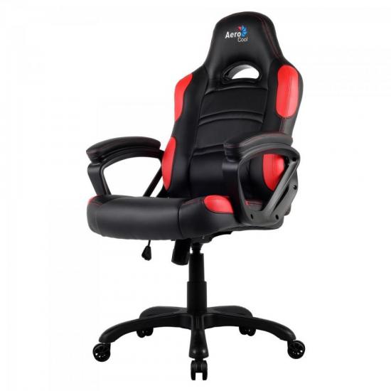 Cadeira Gamer Profissional AC80C EN55048 Preta/Vermelha AEROCOOL (62366)