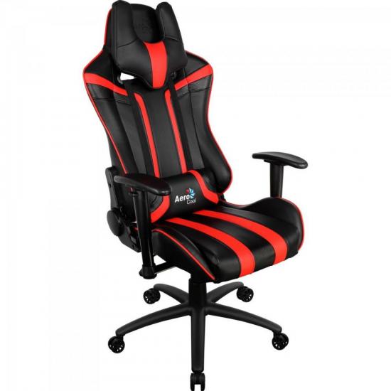 Cadeira Gamer Profissional AC120 EN59657 Preta/Vermelha AEROCOOL por 900,90 à vista no boleto/pix ou parcele em até 10x sem juros. Compre na loja Mundomax!