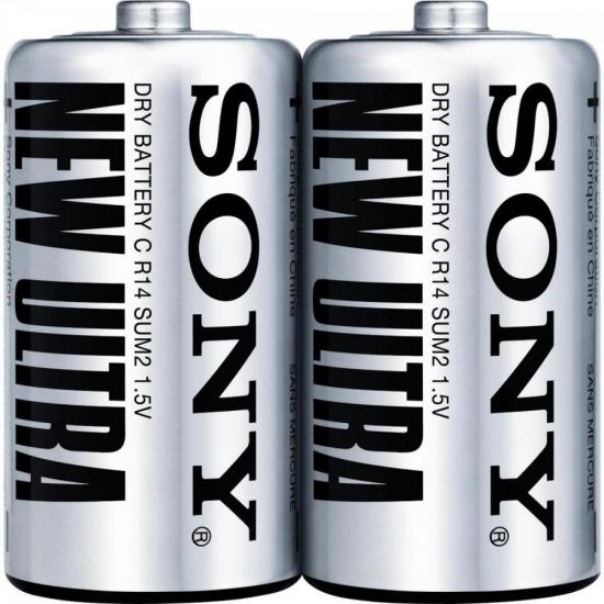 Pilha Zinco Carbono C ULTRA HEAVY DUTY SUM2-NUP2A/Z SONY por 0,00 à vista no boleto/pix ou parcele em até 1x sem juros. Compre na loja Mundomax!