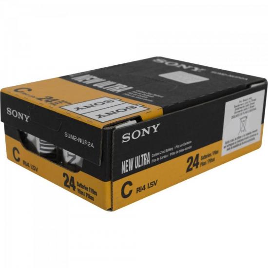 Pilha Zinco Carbono C ULTRA HEAVY DUTY SUM2-NUP2A/Z SONY por 0,00 à vista no boleto/pix ou parcele em até 1x sem juros. Compre na loja Mundomax!