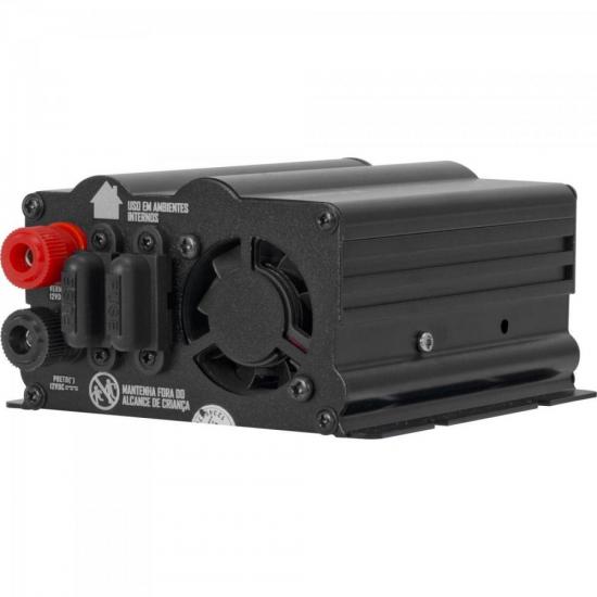 Inversor 150W 12VDC/220V Onda Modificada Cinza Escuro HAYONIK por 0,00 à vista no boleto/pix ou parcele em até 1x sem juros. Compre na loja Mundomax!