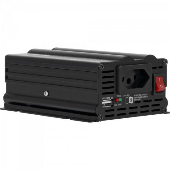 Inversor de Onda Modificada 300W 12VDC/220V Cinza Escuro HAYONIK por 0,00 à vista no boleto/pix ou parcele em até 1x sem juros. Compre na loja Mundomax!