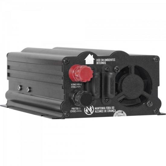 Inversor 500W 12VDC/127V Onda Modificada Cinza Escuro HAYONIK por 0,00 à vista no boleto/pix ou parcele em até 1x sem juros. Compre na loja Mundomax!