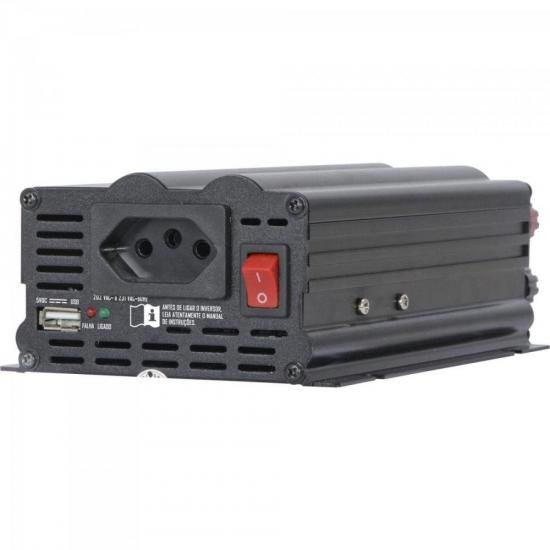 Inversor de Onda Modificada 500W 12VDC/220V Cinza Escuro HAYONIK por 0,00 à vista no boleto/pix ou parcele em até 1x sem juros. Compre na loja Mundomax!