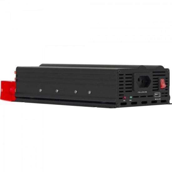 Inversor 1000W 12VDC/127V Onda Modificada Cinza Escuro HAYONIK por 0,00 à vista no boleto/pix ou parcele em até 1x sem juros. Compre na loja Mundomax!