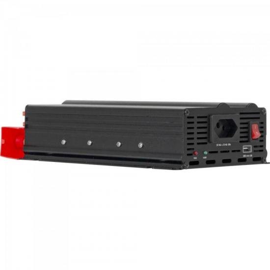 Inversor de Onda Modificada 1000W 12VDC/220V Cinza Escuro HAYONIK por 0,00 à vista no boleto/pix ou parcele em até 1x sem juros. Compre na loja Mundomax!