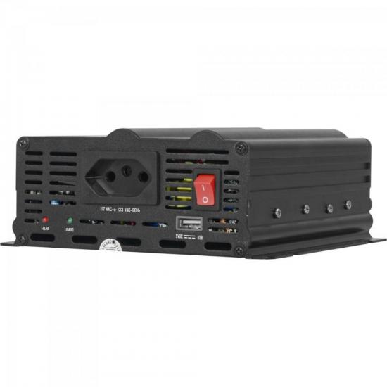 Inversor de Onda Modificada 800W 24VDC/127V Cinza Escuro Off Grid Hayoni por 736,90 à vista no boleto/pix ou parcele em até 10x sem juros. Compre na loja Mundomax!