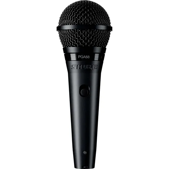 Microfone de Mão UHF PGA58-LC Preto SHURE (62400)