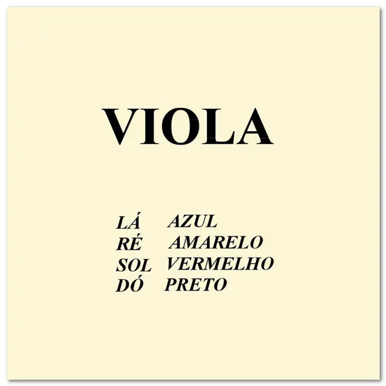 Jogo de Cordas para Viola CALIXTO PADRÃO (62421)
