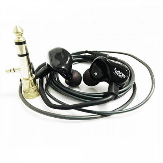 Fone de Ouvido Profissional Intra Auricular RIGEL ULTRA DRIVE Preto LAND por 0,00 à vista no boleto/pix ou parcele em até 1x sem juros. Compre na loja Mundomax!