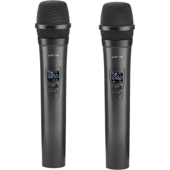 Microfone Sem Fio Duplo VLR502 Plus Vokal por 1.199,99 à vista no boleto/pix ou parcele em até 12x sem juros. Compre na loja Mundomax!