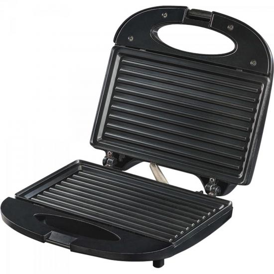Sanduicheira e Grill Agratto SA01 Preta 127v por 99,00 à vista no boleto/pix ou parcele em até 3x sem juros. Compre na loja Mundomax!