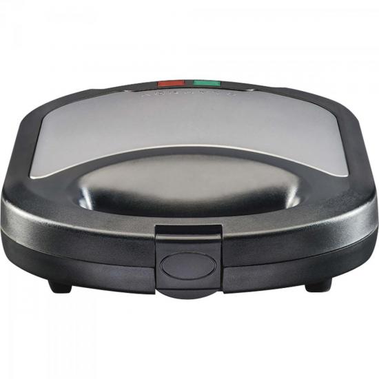 Sanduicheira e Grill em Aço Inox 127V SI01 Preta/Prata AGRATTO por 0,00 à vista no boleto/pix ou parcele em até 1x sem juros. Compre na loja Mundomax!