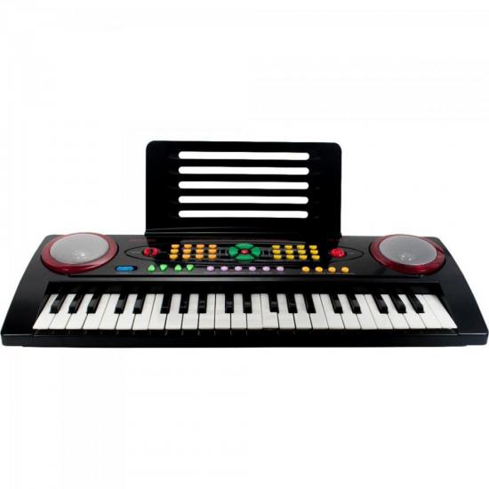 Teclado Infantil TURBO YM-238C Preto por 333,90 à vista no boleto/pix ou parcele em até 10x sem juros. Compre na loja Mundomax!