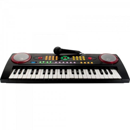 Teclado Infantil TURBO YM-238C Preto por 333,90 à vista no boleto/pix ou parcele em até 10x sem juros. Compre na loja Mundomax!