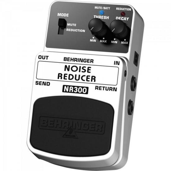 Pedal Guitarra Redutor de Ruídos NR300 Branco/Preto BEHRINGER por 0,00 à vista no boleto/pix ou parcele em até 1x sem juros. Compre na loja Mundomax!