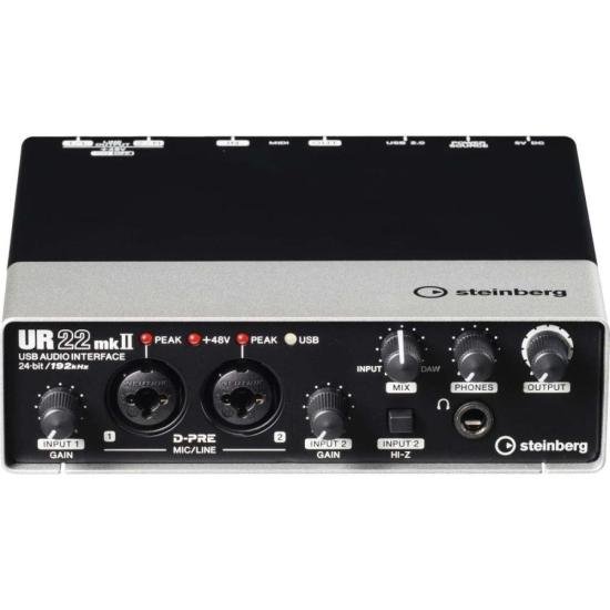 Kit de Recording Pack Steinberg UR22 MKII Preto por 2.172,99 à vista no boleto/pix ou parcele em até 12x sem juros. Compre na loja Mundomax!