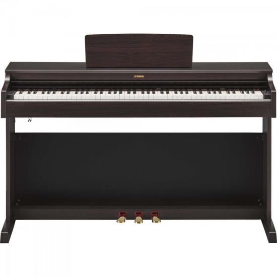 Piano Digital YAMAHA ARIUS YDP-163R Marrom por 0,00 à vista no boleto/pix ou parcele em até 1x sem juros. Compre na loja Mundomax!
