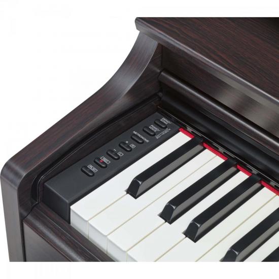 Piano Digital YAMAHA ARIUS YDP-163R Marrom por 0,00 à vista no boleto/pix ou parcele em até 1x sem juros. Compre na loja Mundomax!
