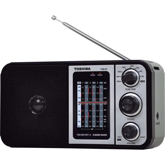 Rádio Portátil FM/AM/USB MP3 TR849 Preto SEMP TOSHIBA por 0,00 à vista no boleto/pix ou parcele em até 1x sem juros. Compre na loja Mundomax!