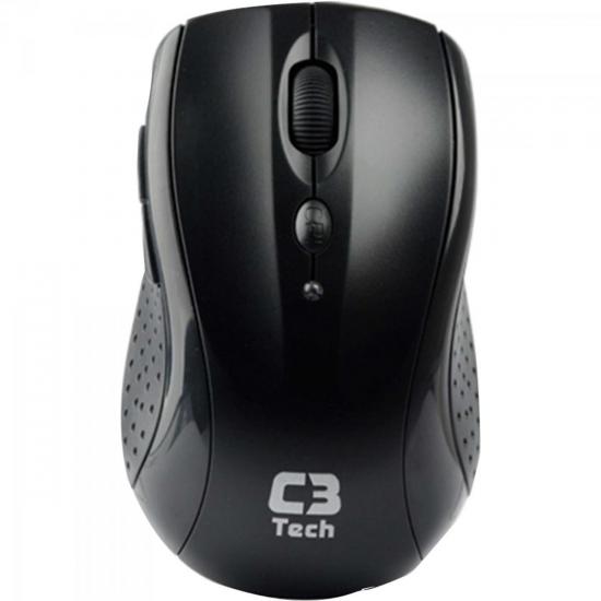 Mouse sem Fio 1600DPI M-W012BK Preto C3TECH por 0,00 à vista no boleto/pix ou parcele em até 1x sem juros. Compre na loja Mundomax!