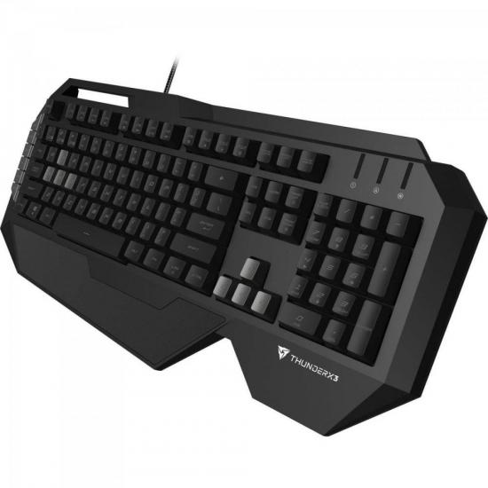 Teclado Gamer USB TK30 Preto THUNDERX3 por 180,90 à vista no boleto/pix ou parcele em até 7x sem juros. Compre na loja Mundomax!