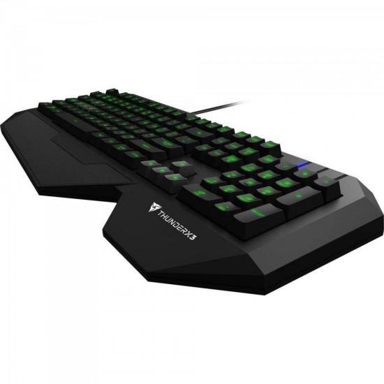 Teclado Gamer USB TK30 Preto THUNDERX3 por 180,90 à vista no boleto/pix ou parcele em até 7x sem juros. Compre na loja Mundomax!