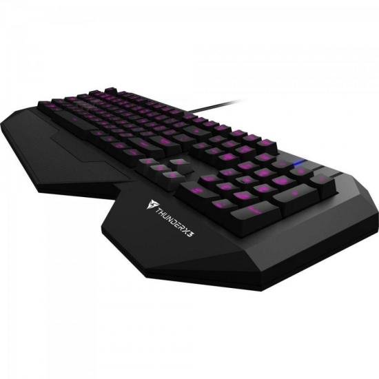 Teclado Gamer USB TK30 Preto THUNDERX3 por 180,90 à vista no boleto/pix ou parcele em até 7x sem juros. Compre na loja Mundomax!