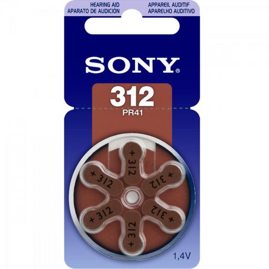 Pilha Auditiva 312 1,4V PR312 D6A SONY por 0,00 à vista no boleto/pix ou parcele em até 1x sem juros. Compre na loja Mundomax!