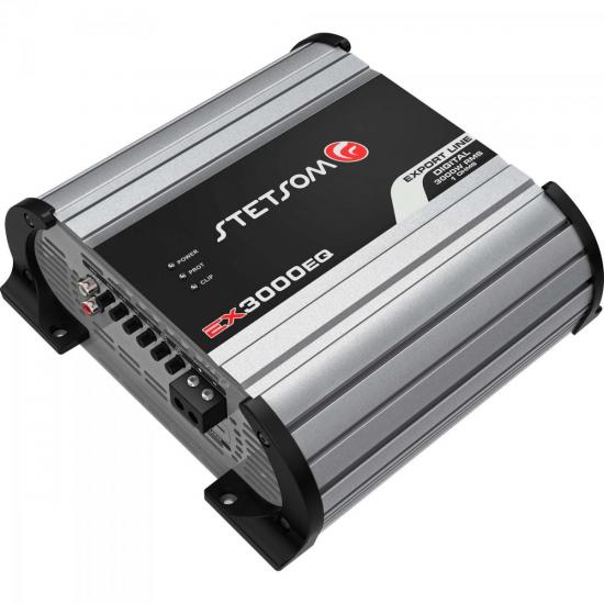 Módulo 3000W 1 Ohm EXPORT LINE EX3000EQ STETSOM por 0,00 à vista no boleto/pix ou parcele em até 1x sem juros. Compre na loja Mundomax!