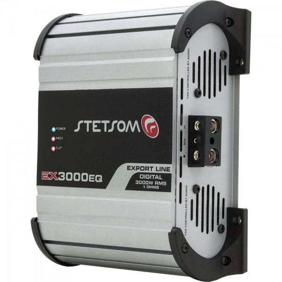 Módulo 3000W 1 Ohm EXPORT LINE EX3000EQ STETSOM por 0,00 à vista no boleto/pix ou parcele em até 1x sem juros. Compre na loja Mundomax!
