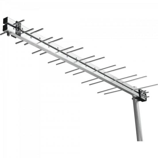 Antena Externa Log Periódica UHF/HDTV Digital LU14 AQUÁRIO por 0,00 à vista no boleto/pix ou parcele em até 1x sem juros. Compre na loja Mundomax!