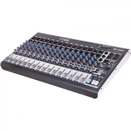 Mesa de Som 16 Canais Stereo Starmix XMS1602D Cinza LL AUDIO por 0,00 à vista no boleto/pix ou parcele em até 1x sem juros. Compre na loja Mundomax!