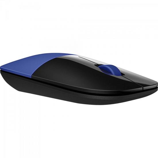 Mouse sem Fio USB 1200 DPI Z3700 Preto/Azul HP por 0,00 à vista no boleto/pix ou parcele em até 1x sem juros. Compre na loja Mundomax!